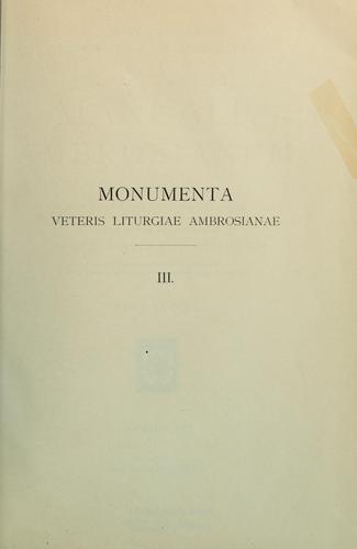 Manuale ambrosianum
