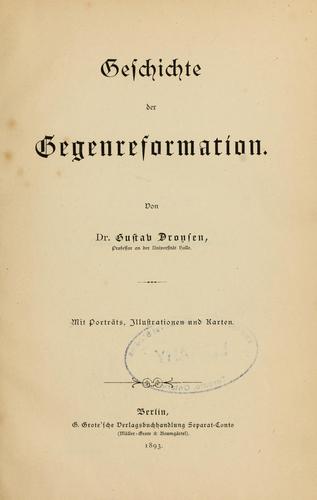 Geschichte der Gegenreformation