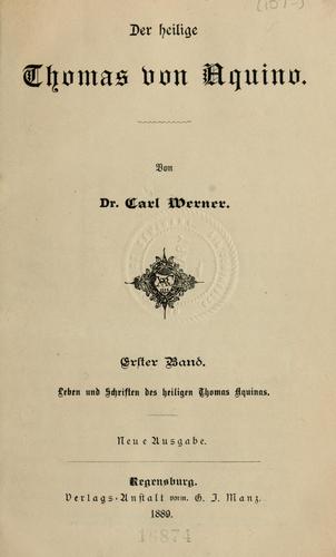 Der heilige Thomas von Aquino