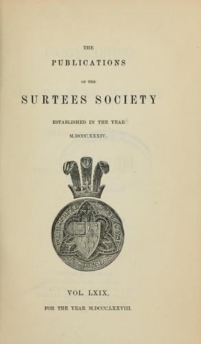 Cartularium abbathiae de Whiteby ordinis S. Benedicti fundatae anno MLXXVIII