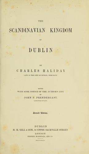The Scandinavian kingdom of Dublin