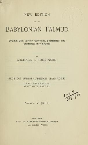The Babylonian Talmud