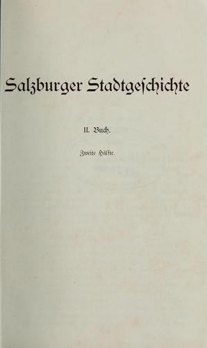 Geschichte der Stadt Salzburg