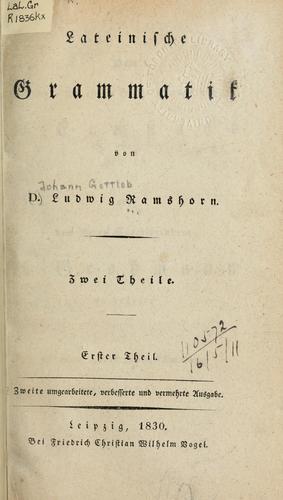 Lateinische Grammatik