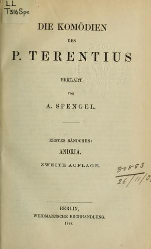Die Komödien des P. Terentius
