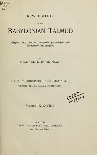 The Babylonian Talmud