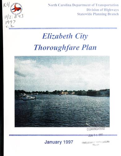 Thoroughfare plan for Elizabeth City, North Carolina