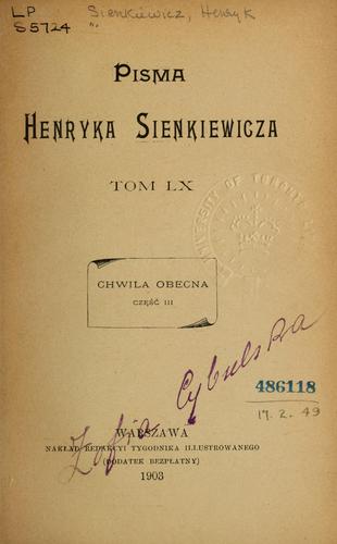 Pisma Henryka Sienkiewicza