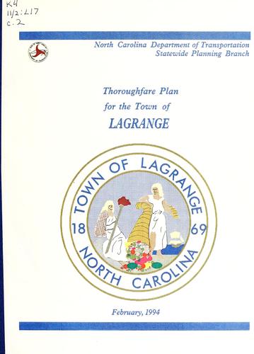 Thoroughfare plan for the town of LaGrange