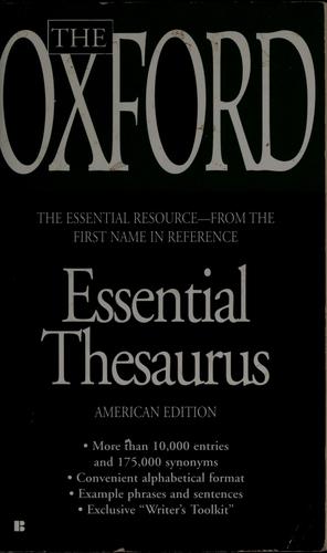The Oxford essential thesaurus
