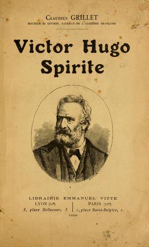 Victor Hugo spirite