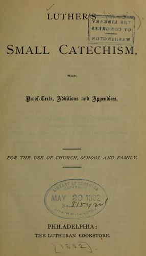 Luther's small catechism