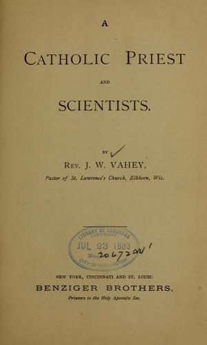 A Catholic priest and scientists