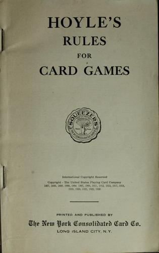 Hoyle's Rules for Card Games