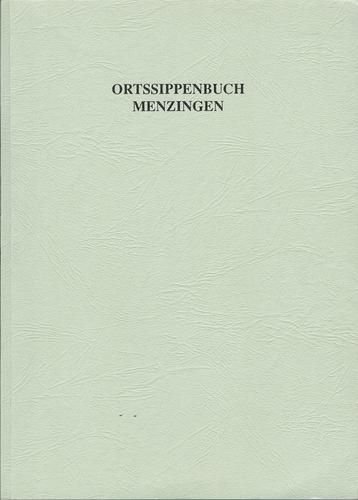 Ortssippenbuch Menzingen