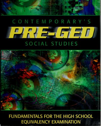 Contemporary's pre-GED social studies