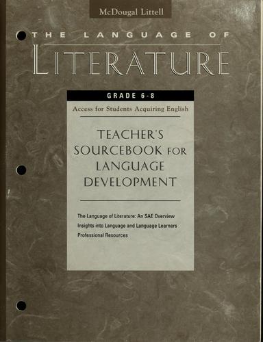 Teacher's Sourcebook for Language Development