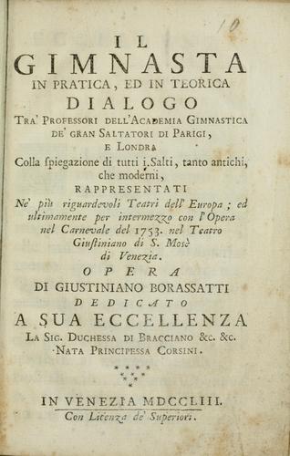Il gimnasta in pratica, ed in teorica