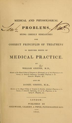 Medical and physiological problems