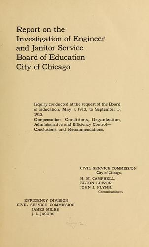 Report on the investigation of engineer and janitor service