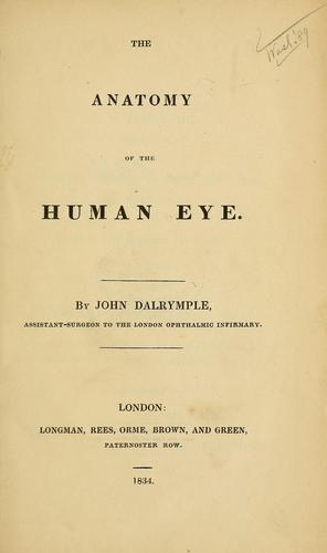 The anatomy of the human eye