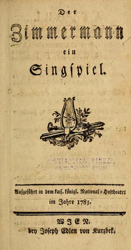 Der Zimmermann
