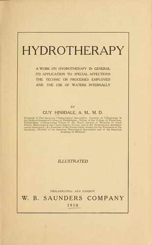Hydrotherapy