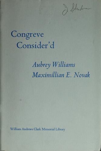 Congreve consider'd