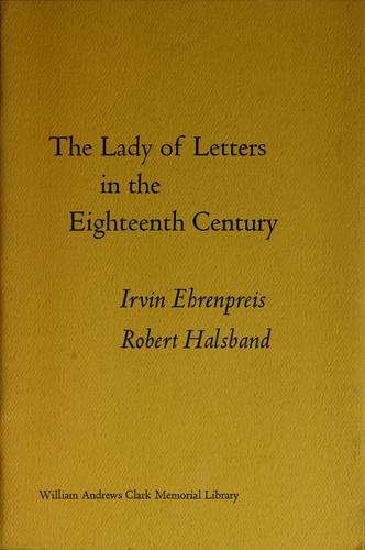 The lady of letters in the eighteenth century
