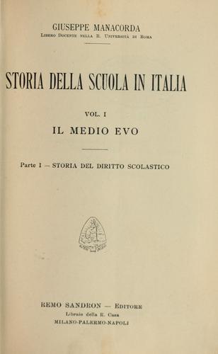 Storia della scuola in Italia