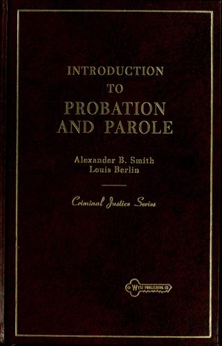 Introduction to probation and parole