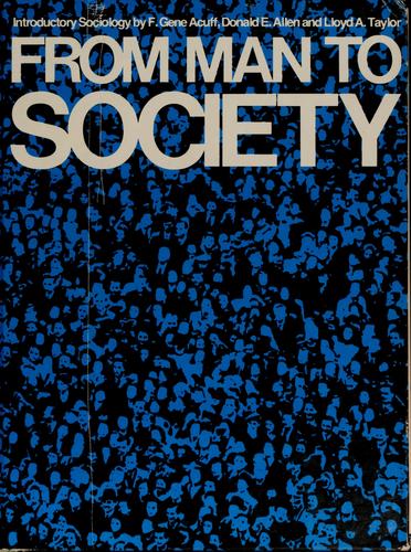 From man to society