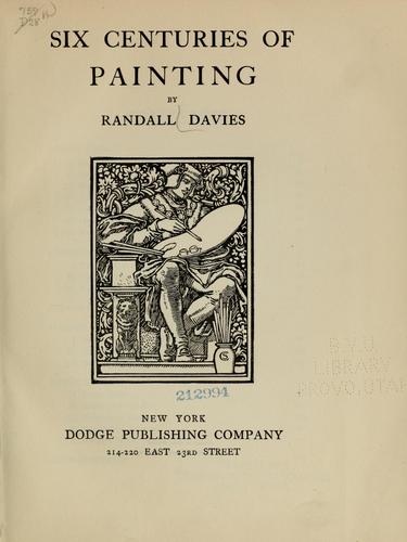 Six centuries of painting