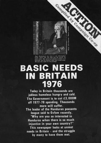 Basic needs in Britain 1976.