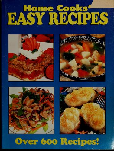 Home cooks' easy recipes