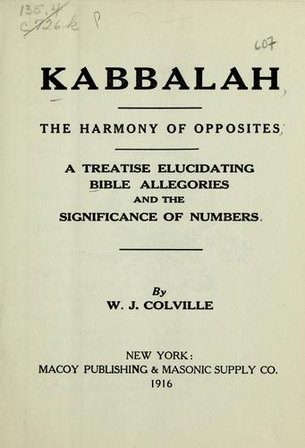 Kabbalah, the harmony of opposites