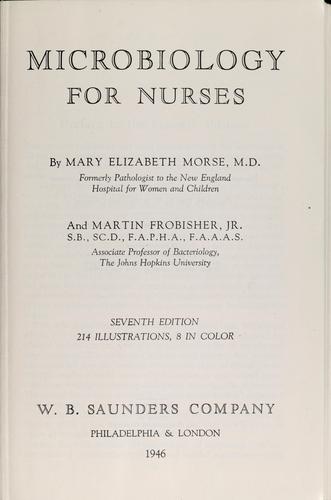 Microbiology for nurses