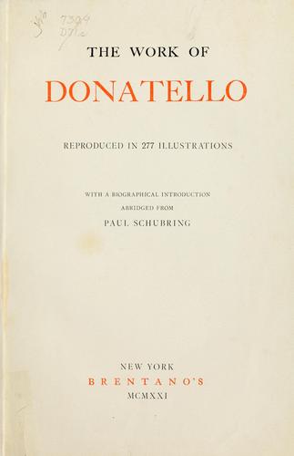 The work of Donatello
