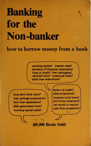 How to borrow money from a bank