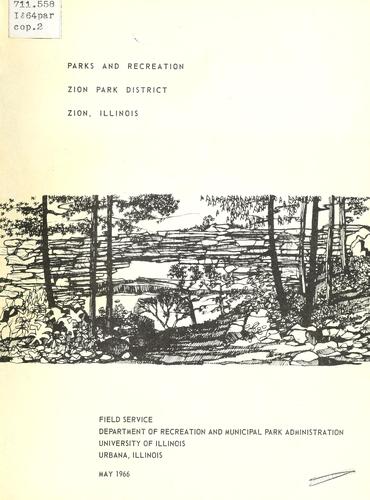 Parks and recreation, Zion Park District, Zion, Illinois