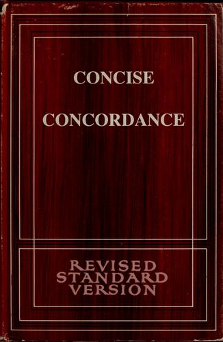 Concise concordance to the Revised standard version of the Bible