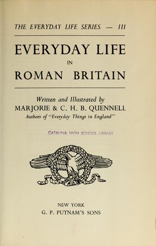 Everyday Life in Roman Britain