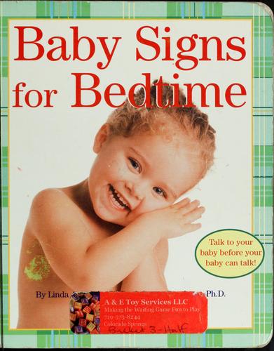 Baby signs for bedtime