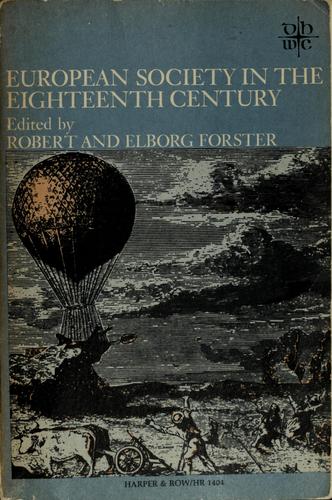 European society in the eighteenth century