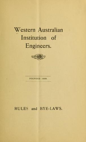 Rules and bye-laws