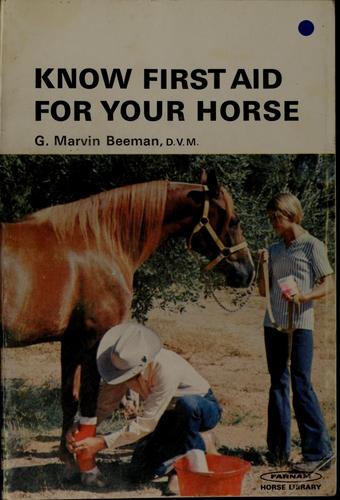 Know first aid for your horse