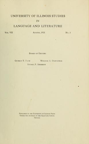 The language of the Konungs skuggsjá (Speculum regale)