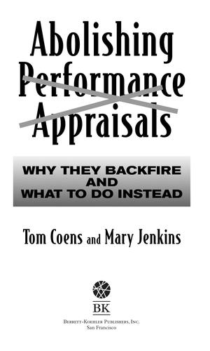 Abolishing Performance Appraisals