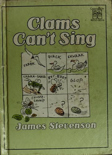 Clams can't sing