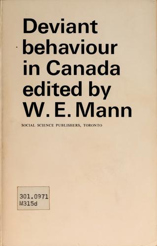 Deviant behaviour in Canada